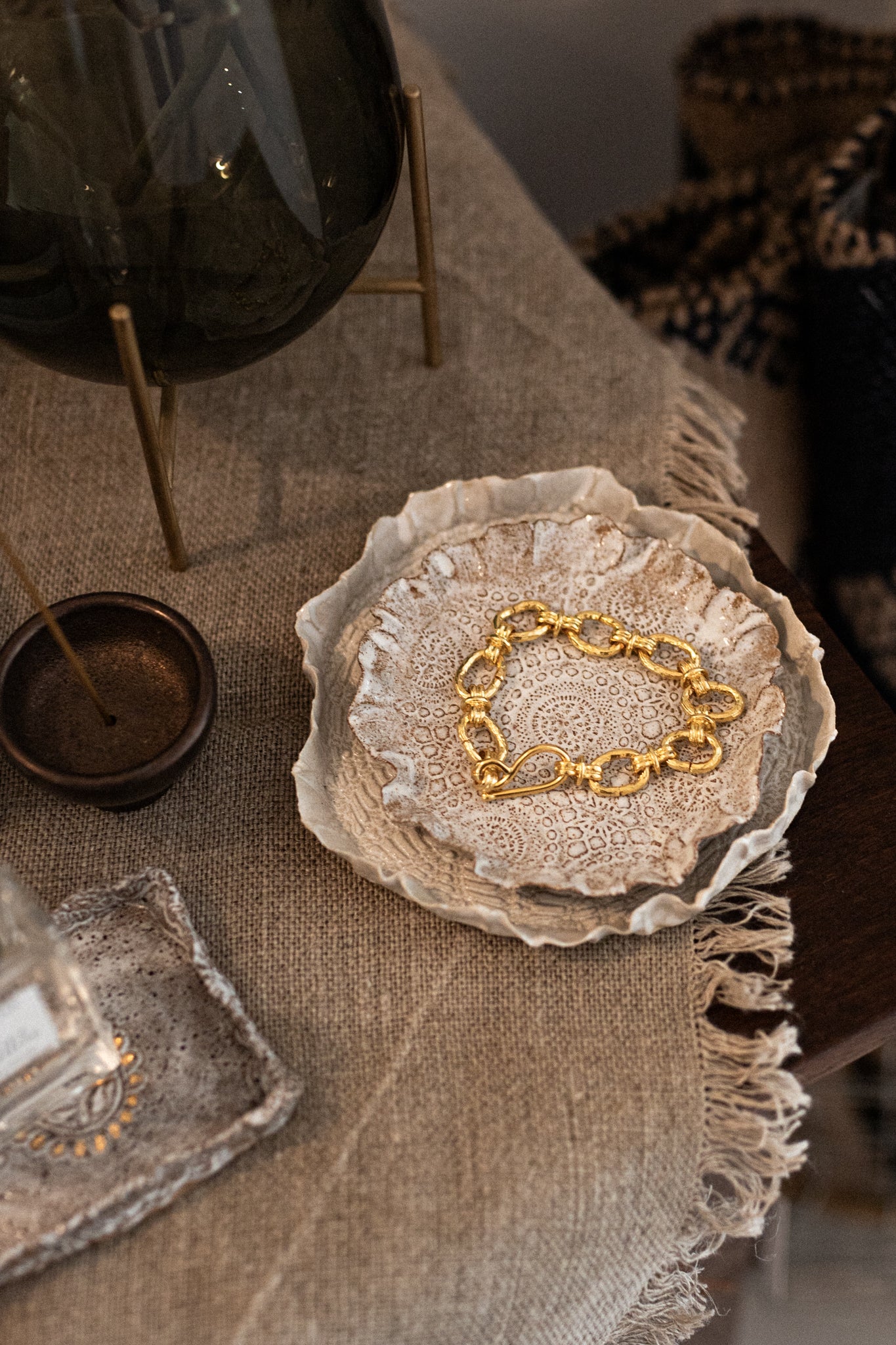 The 'Zehra' Gold Chain Bracelet