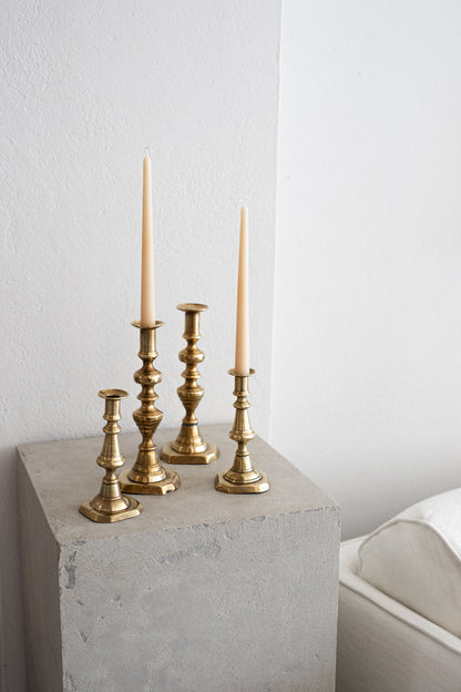Antique 19th century Brass Candlestick Pair | N. 2