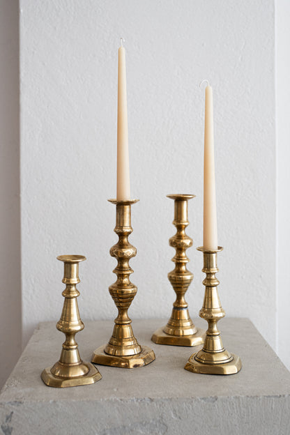 Antique 19th century Brass Candlestick Pair | N. 2