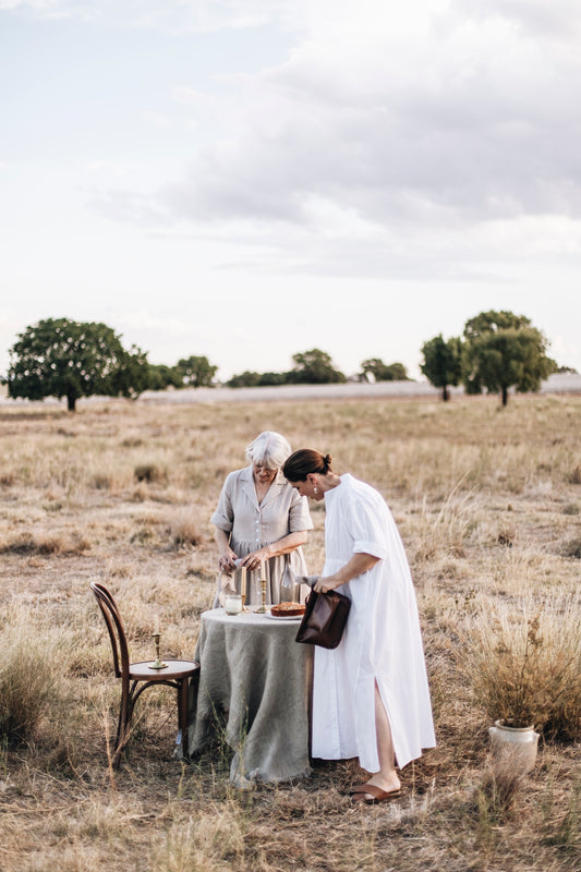 The Ivory Poplin Dress