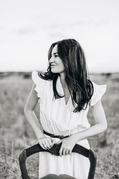 The Aurora Dress in White