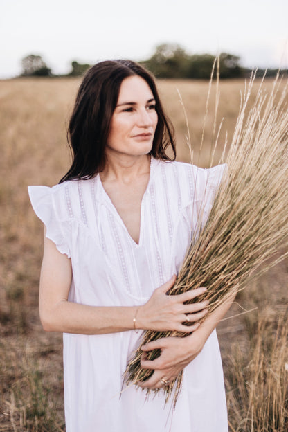 The Aurora Dress in White