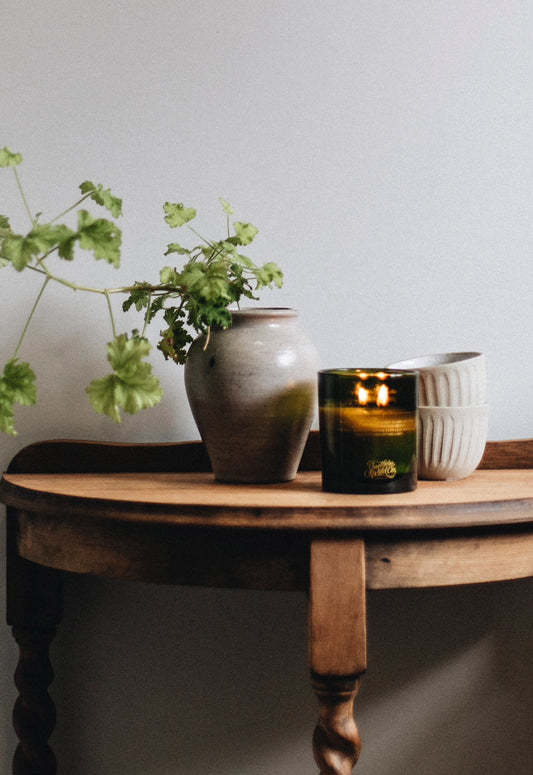 Vintage french vase in Soft Grey