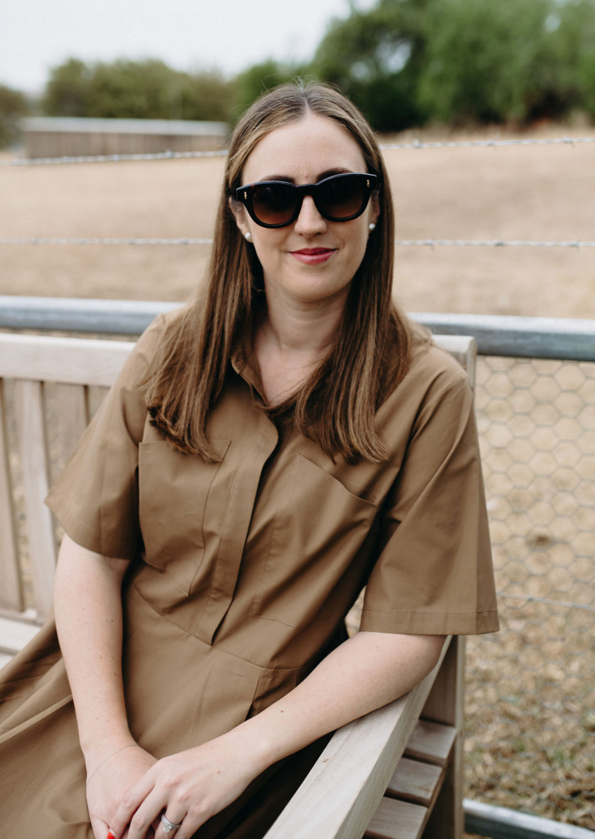 Calliope Dress in Cocoa Cotten Tencel