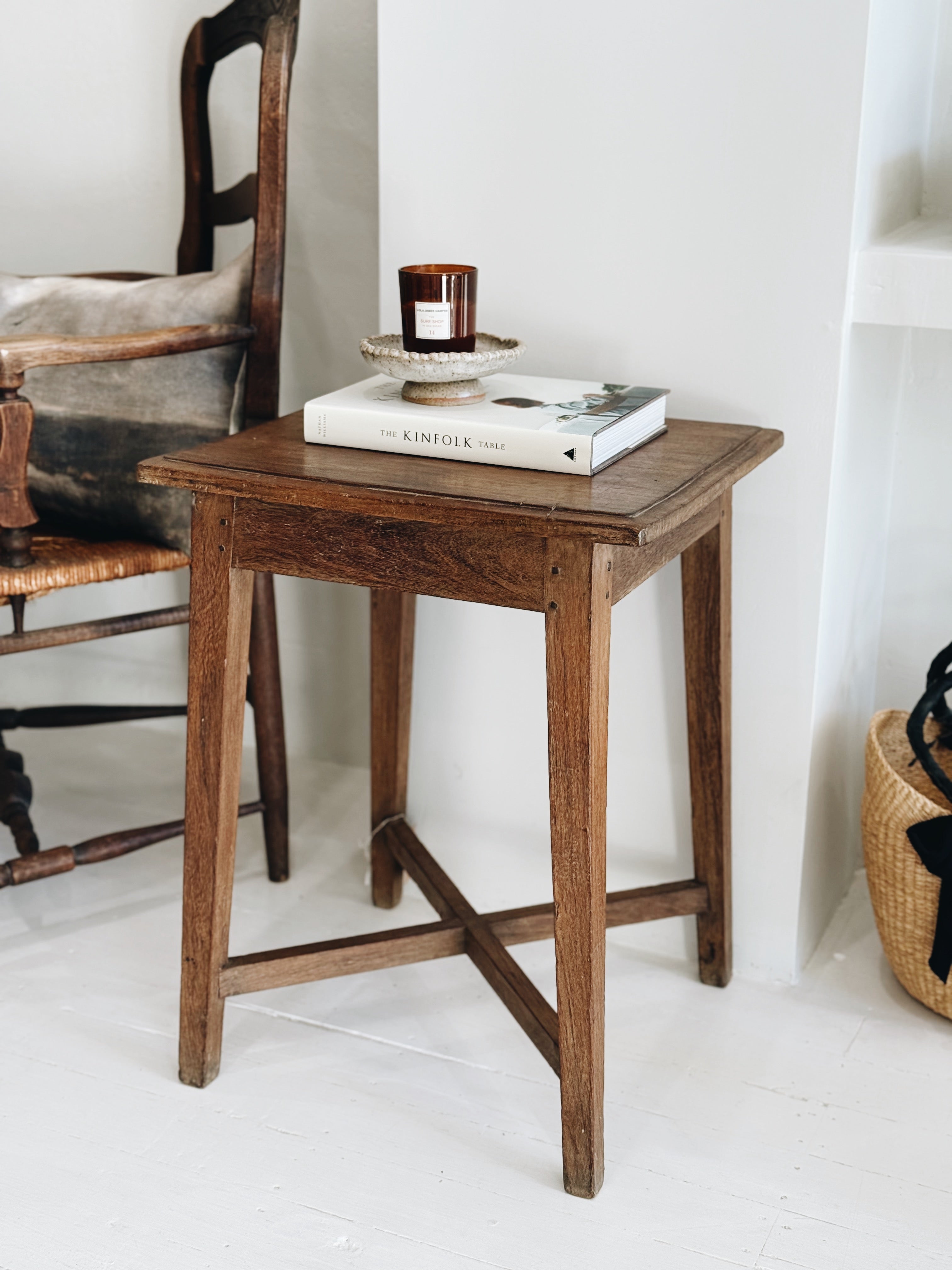 Foray Table Vintage Teak Side Table Sqaure – ForayDesign