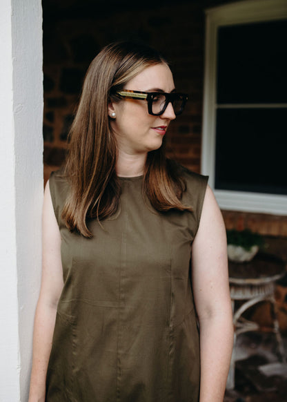 The Harmony Dress in Ivy
