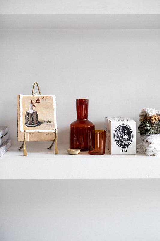 The Glass Carafe & Tumbler | Amber