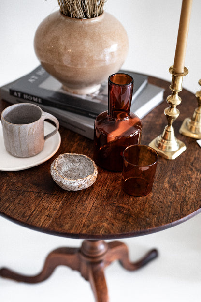The Glass Carafe & Tumbler | Amber