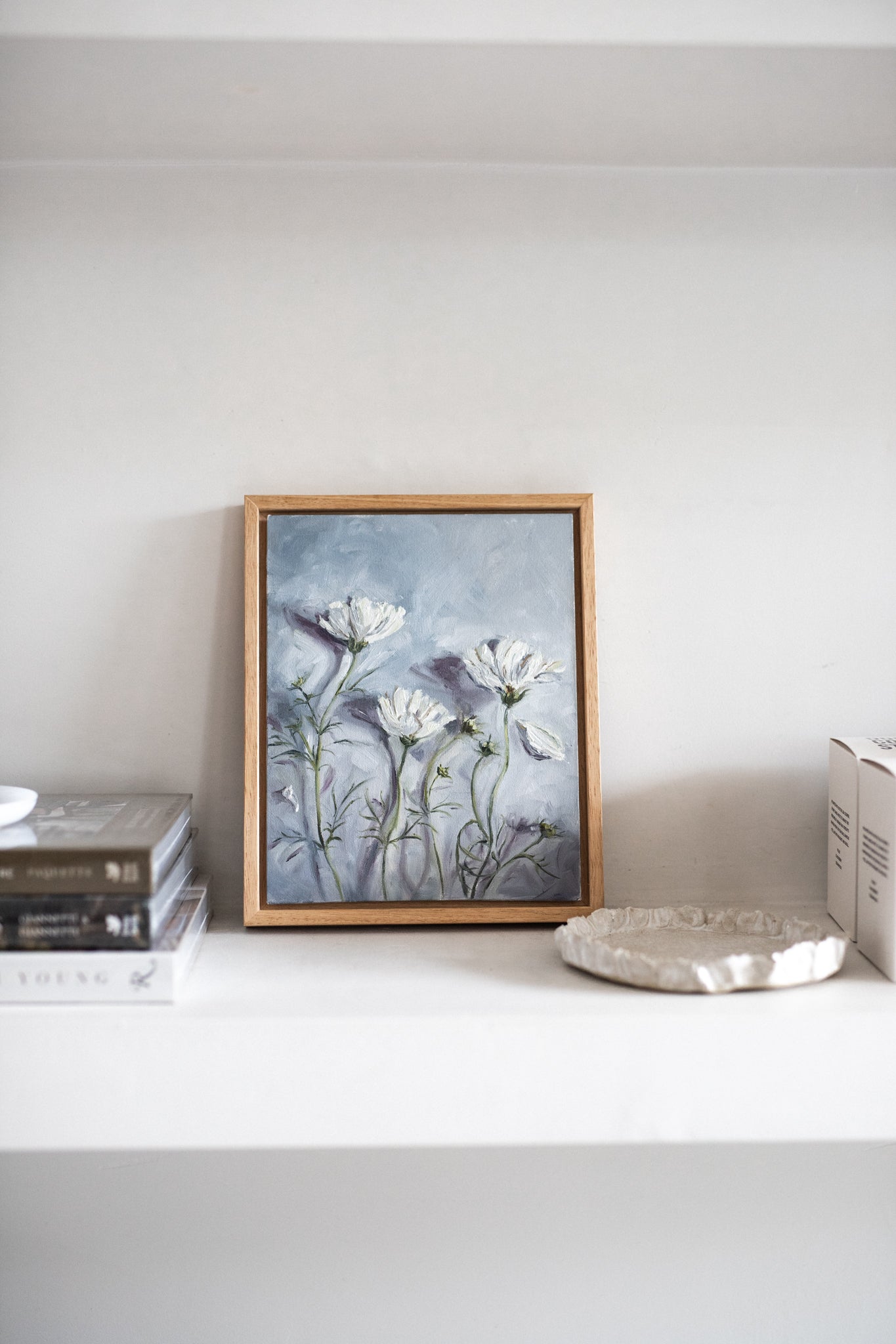 'Petals keeping time' | Framed Artwork