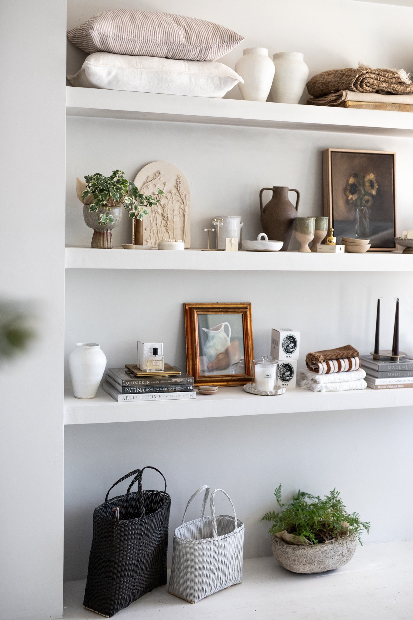 'Pears in Jug' in Antique Italian Frame