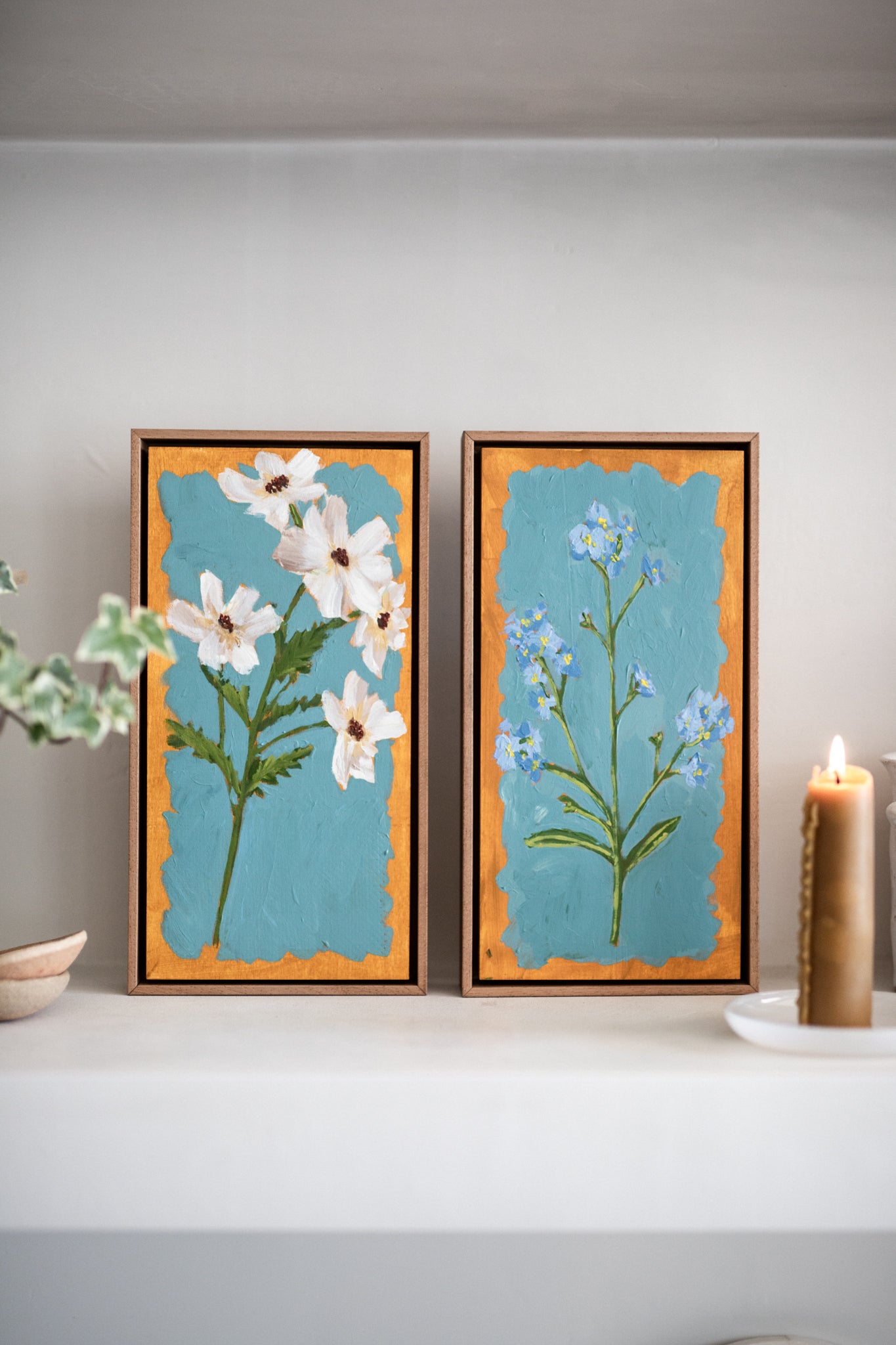 A Gorgeous Set of Floral Study Artworks