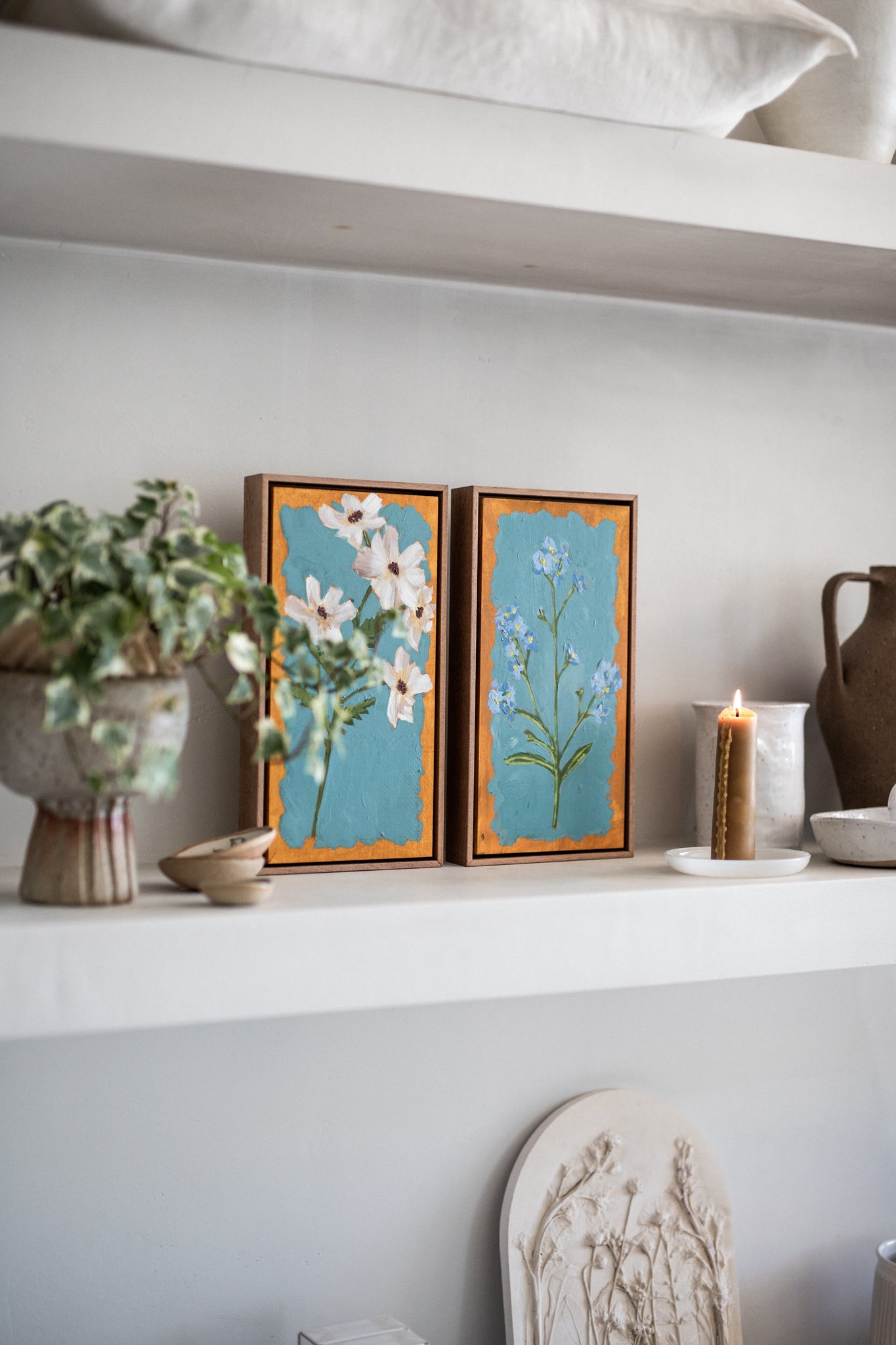 A Gorgeous Set of Floral Study Artworks