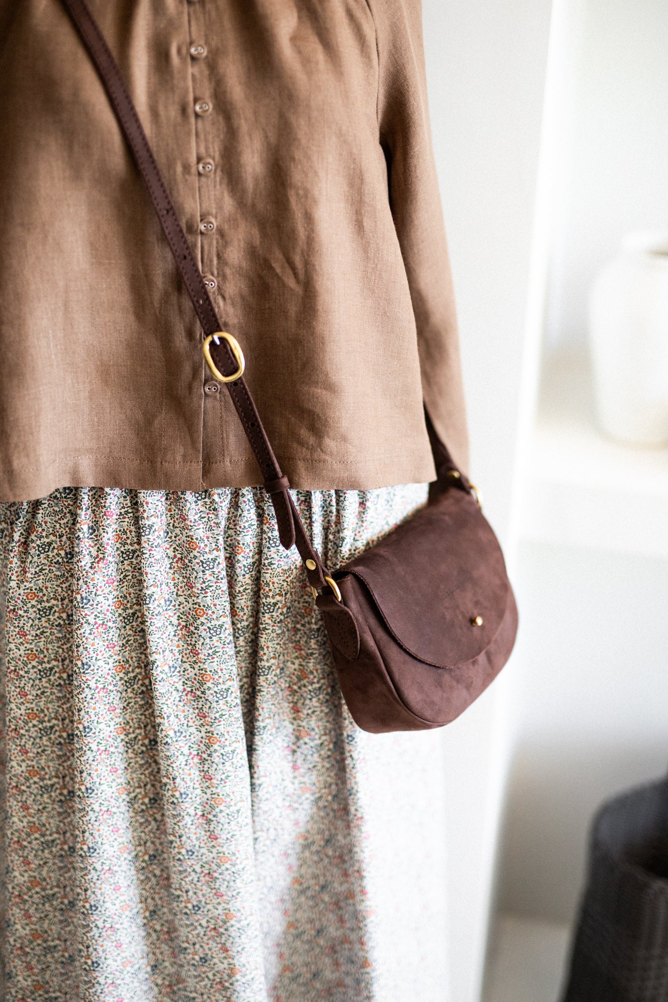 Rhodesia Blouse in Cinnamon