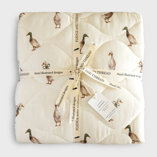 Quilted Baby Blanket | Duck