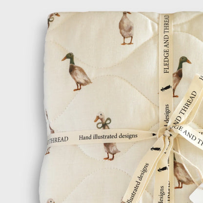 Quilted Baby Blanket | Duck