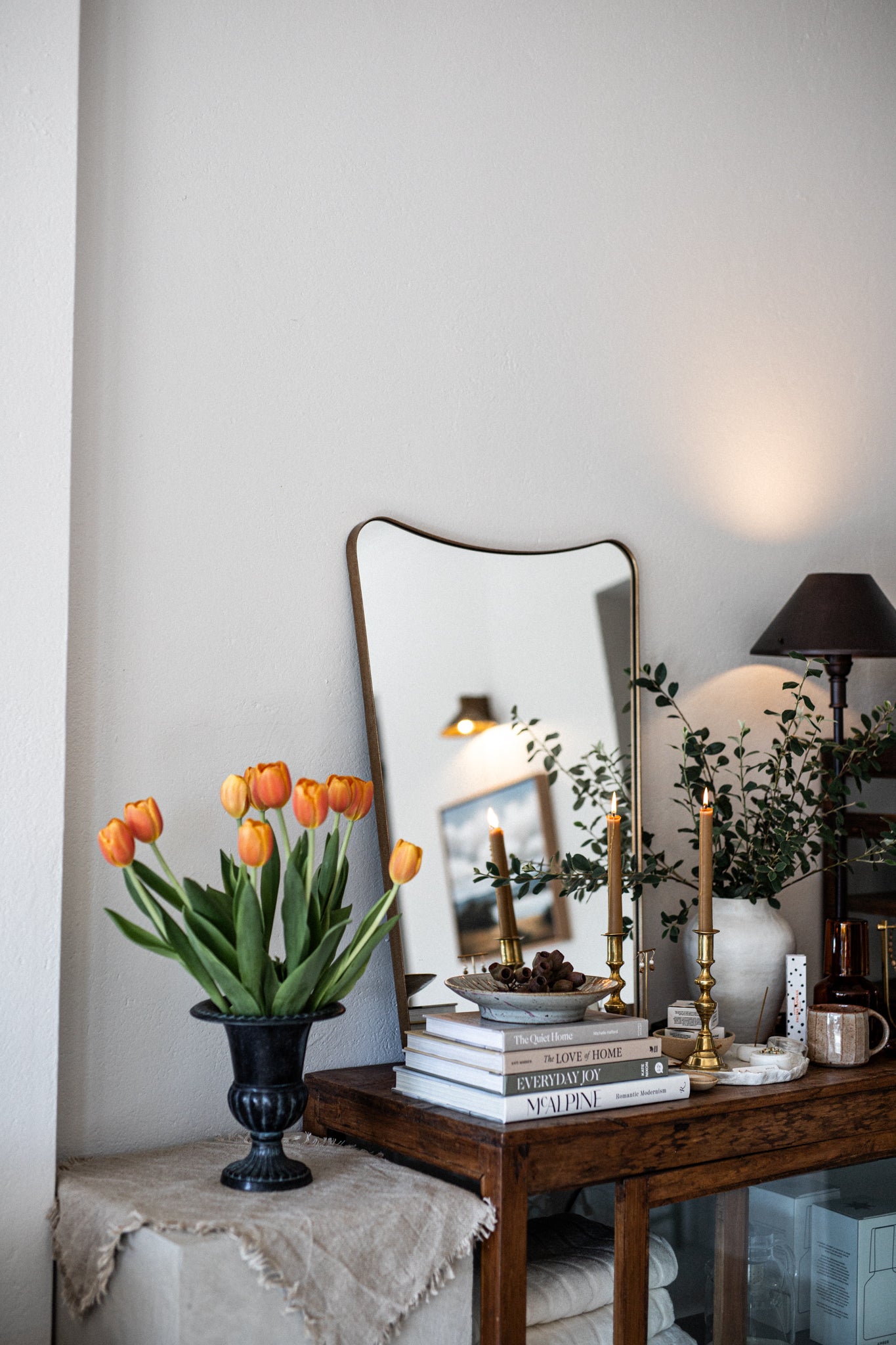 The Royale Mirror in Gold