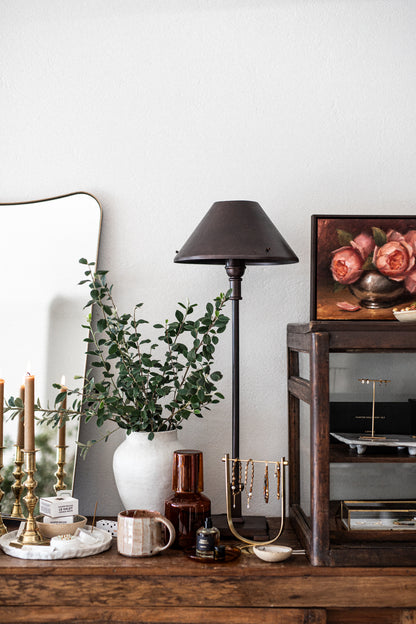 Ceramic Clay Vase in White | N.1