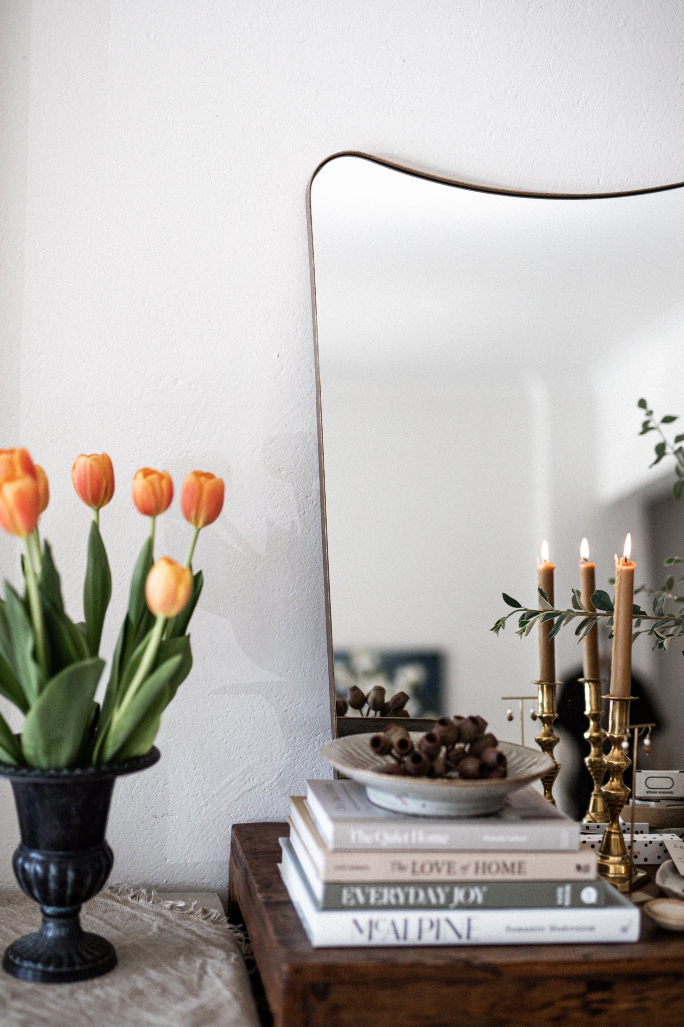 The Royale Mirror in Gold