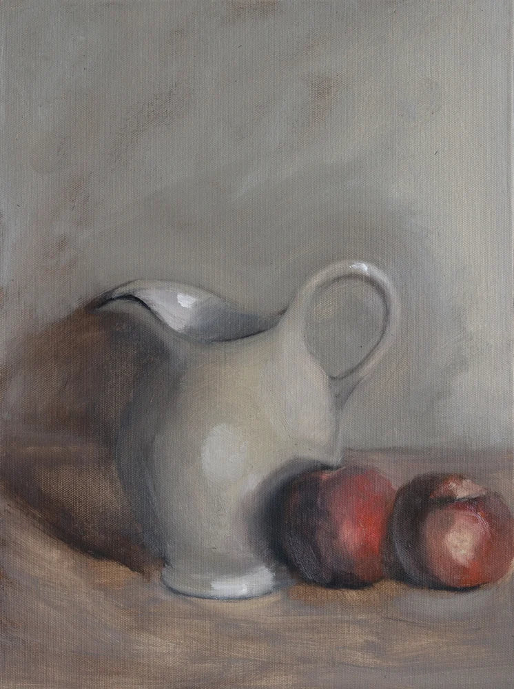 'Nature morte au pichet et aux pommes' |  Pitcher & Apples Artwork
