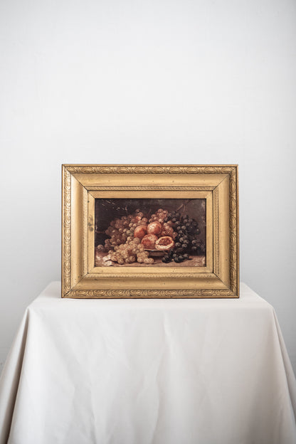 Lovely Vintage French Still Life in gold frame