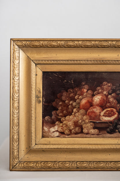 Lovely Vintage French Still Life in gold frame