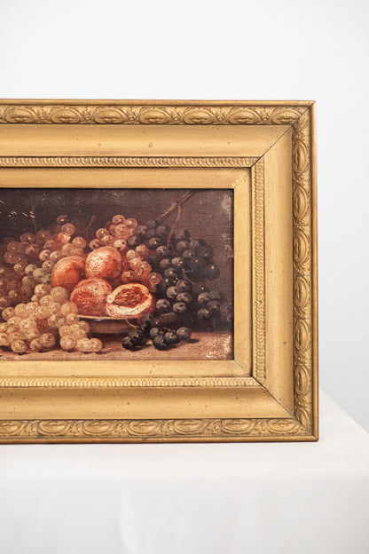 Lovely Vintage French Still Life in gold frame