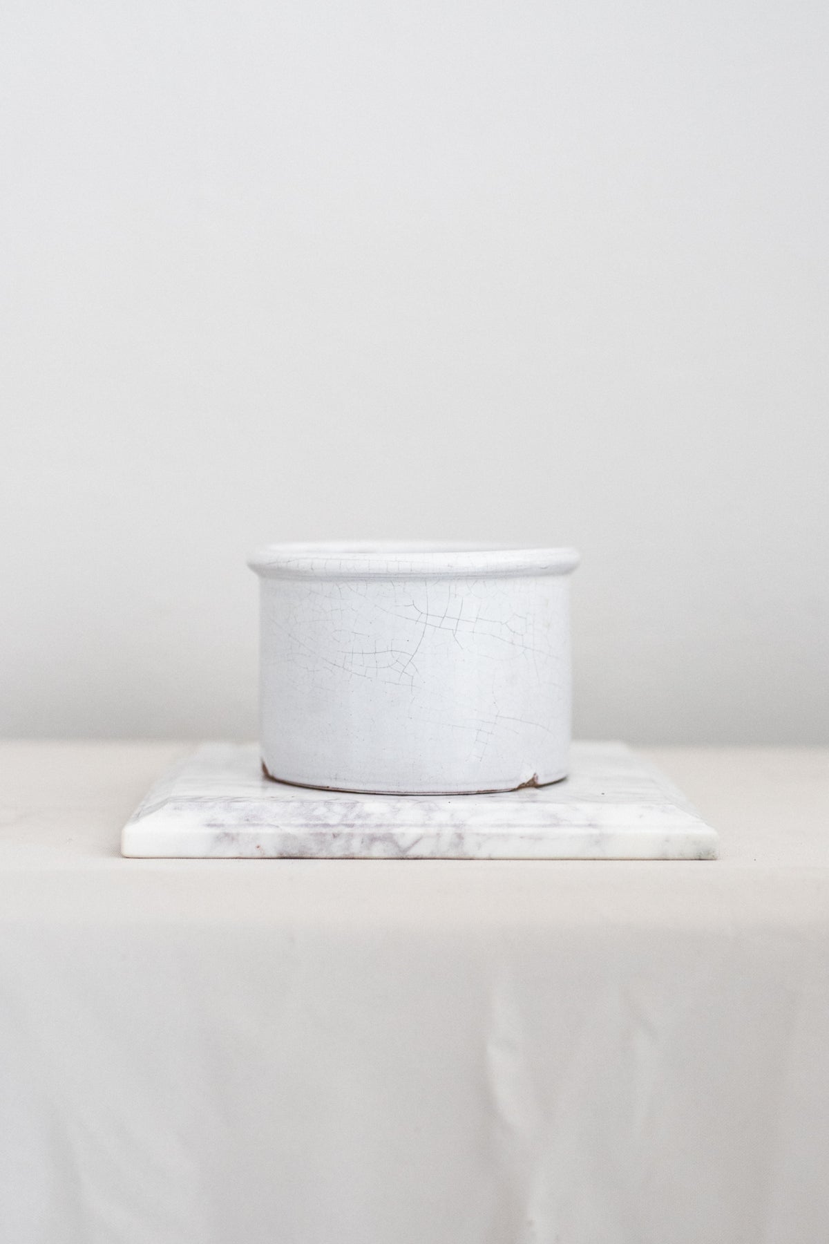 Antique French ceramic Pot