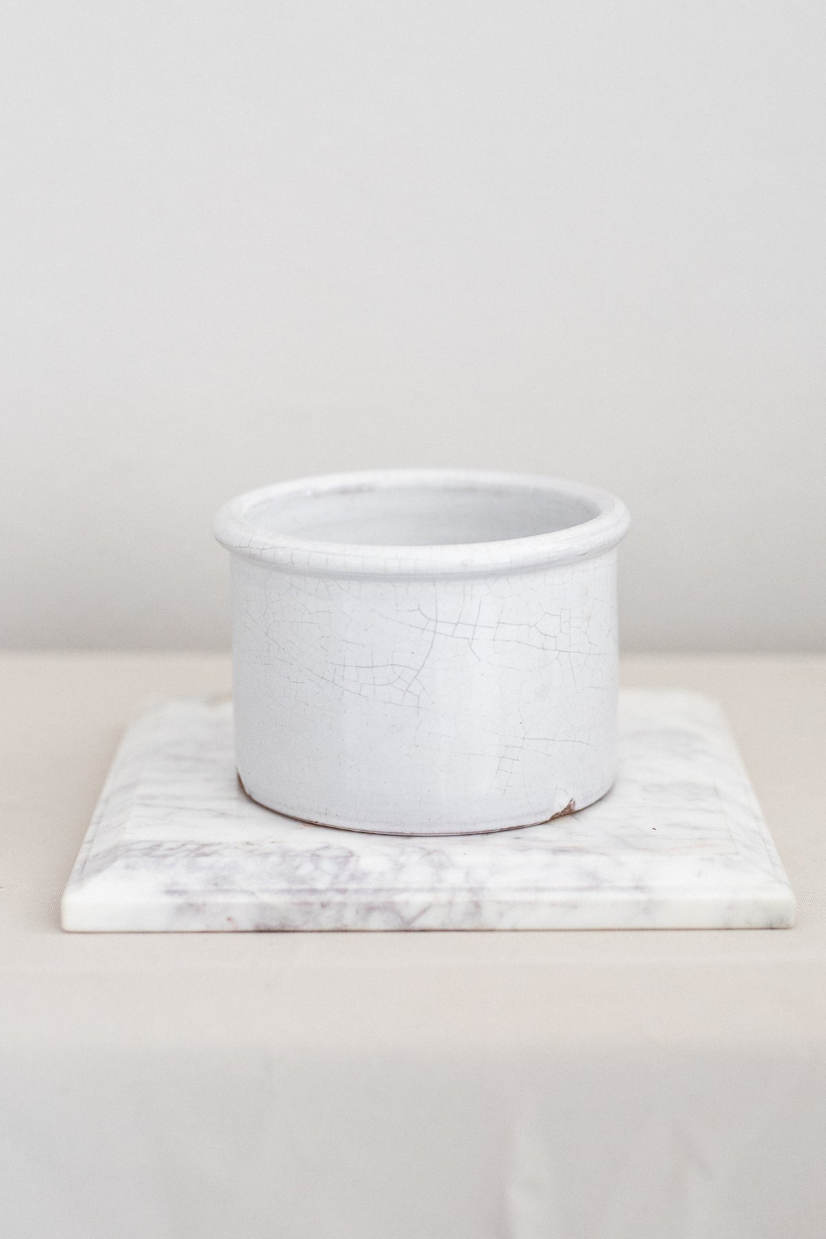 Antique French ceramic Pot