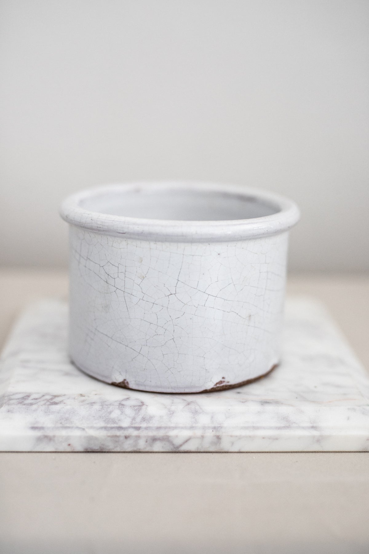 Antique French ceramic Pot
