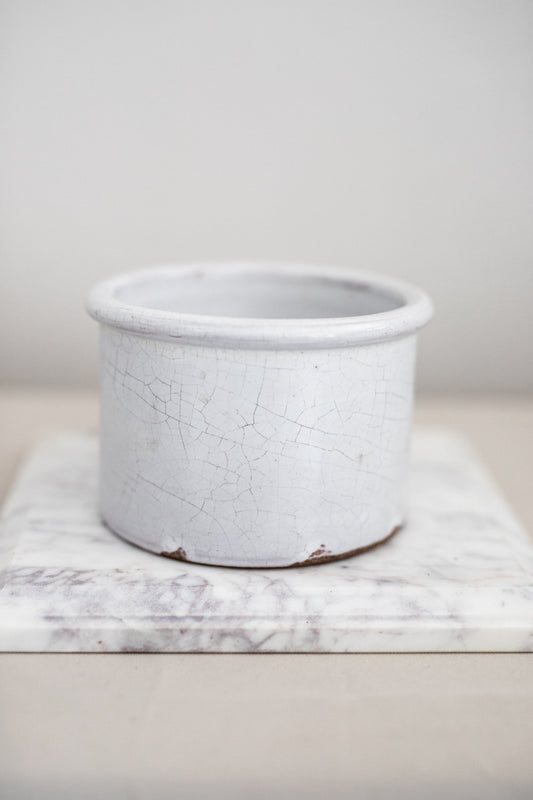Antique French ceramic Pot