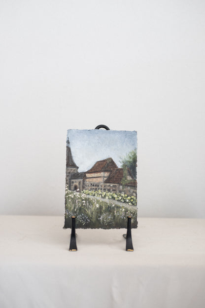 'Annabelle au village,' original Artwork | ready to frame