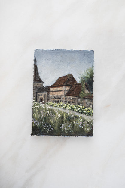 'Annabelle au village,' original Artwork | ready to frame