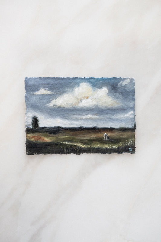 'Watching the Sky,' original Artwork | ready to frame
