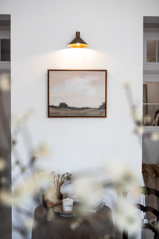 'Ciel rose sur la campagne' by Jessica Olpp
