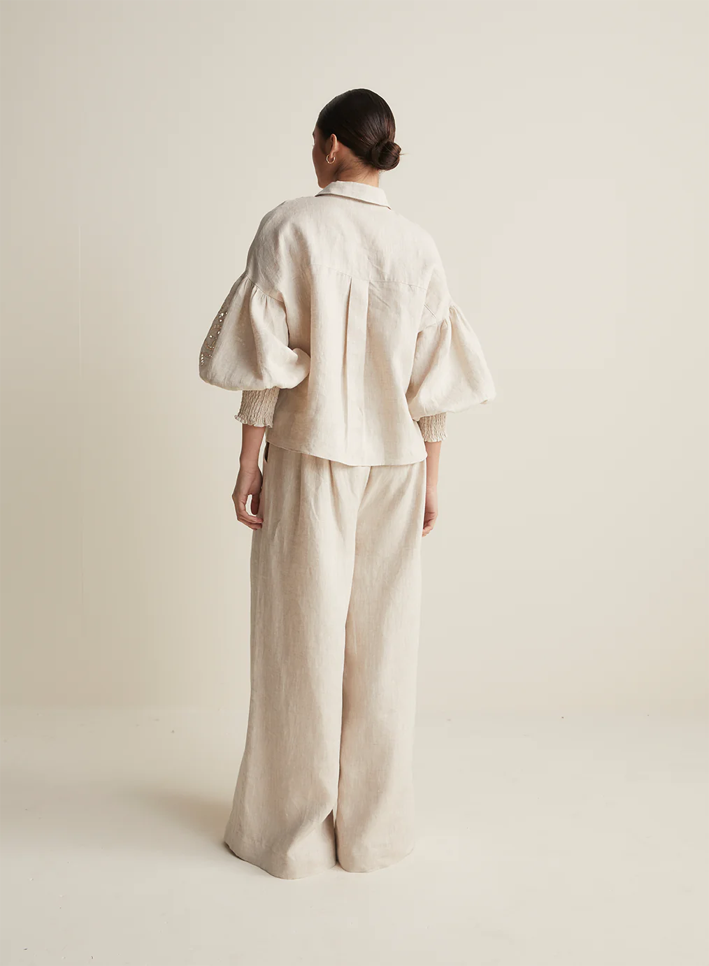Linen Palazzo 'Devon' Pant | Flax