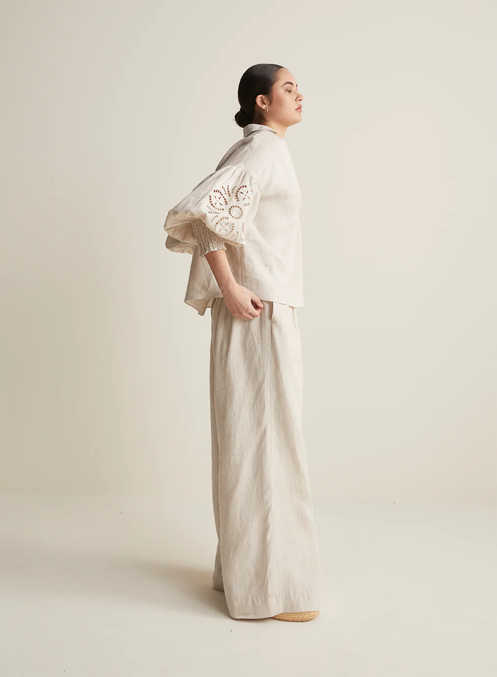 Linen Palazzo 'Devon' Pant | Flax