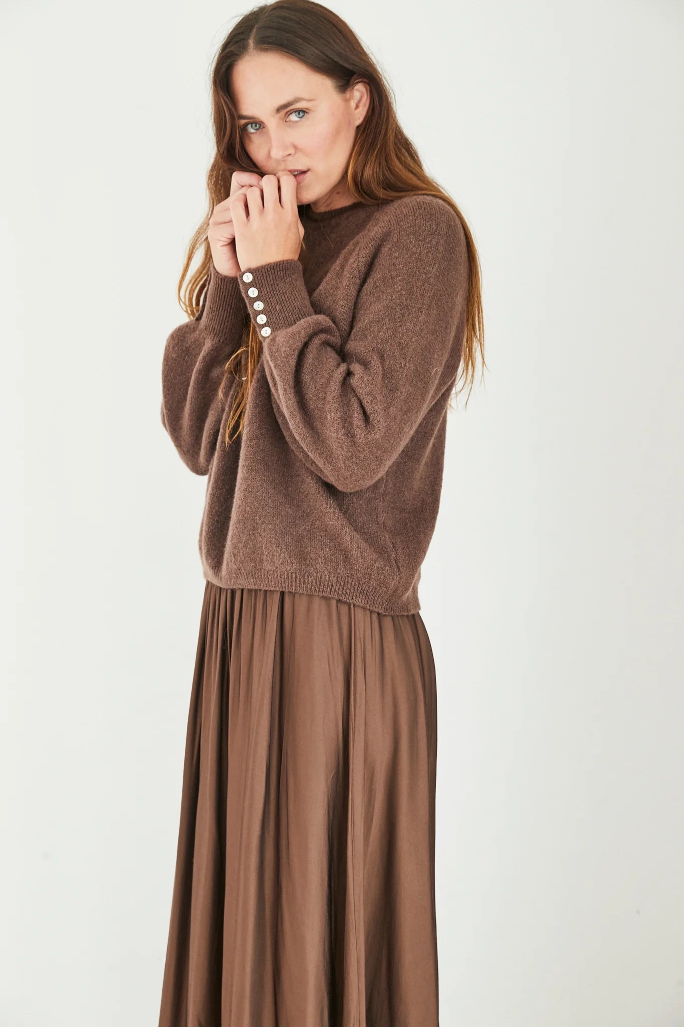 The Emilio Jumper in Chocolate