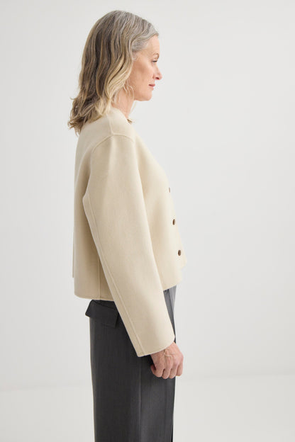 Cardi Jacket Ivory - Back
