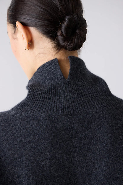 The Leisa Knit Sweater - Charcoal