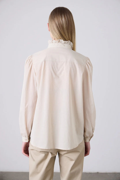 The Jane Frill Blouse | Sand