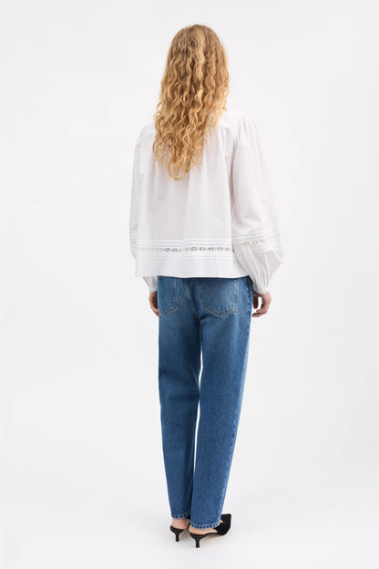 The Leaf Shirt in White
