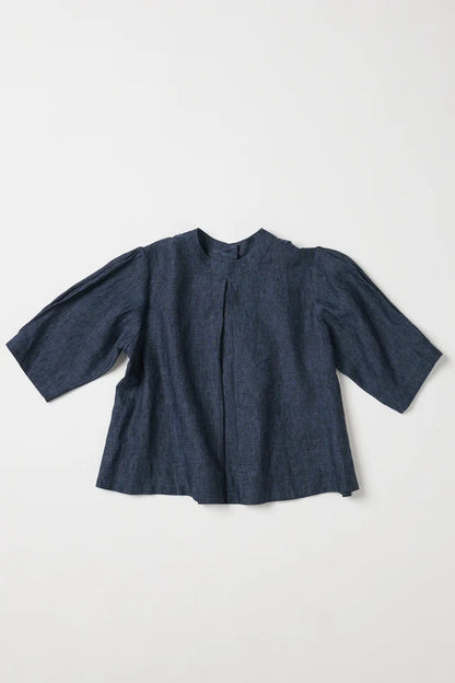 The Loretta Reversible Top | Navy