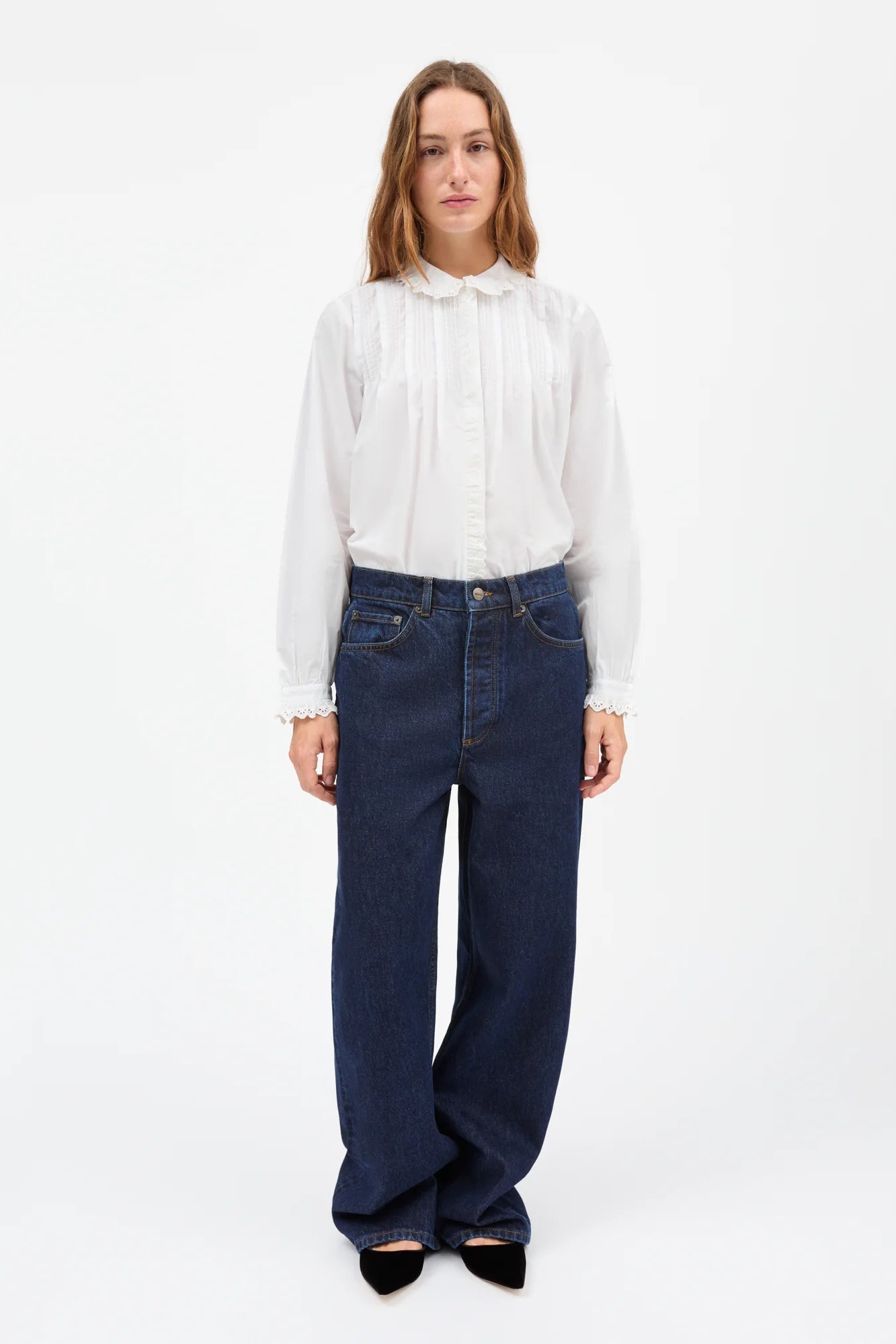 Skall Lace 'Lulu' Shirt in White