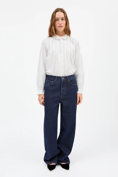 Skall Lace 'Lulu' Shirt in White