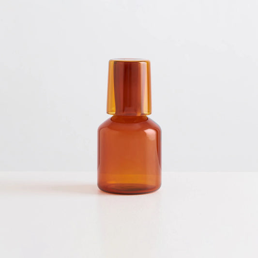The Glass Carafe & Tumbler | Amber