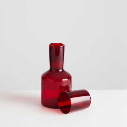 The Glass Carafe & Tumbler | Rouge