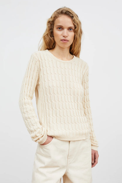 The Marcel Jumper in Meringue