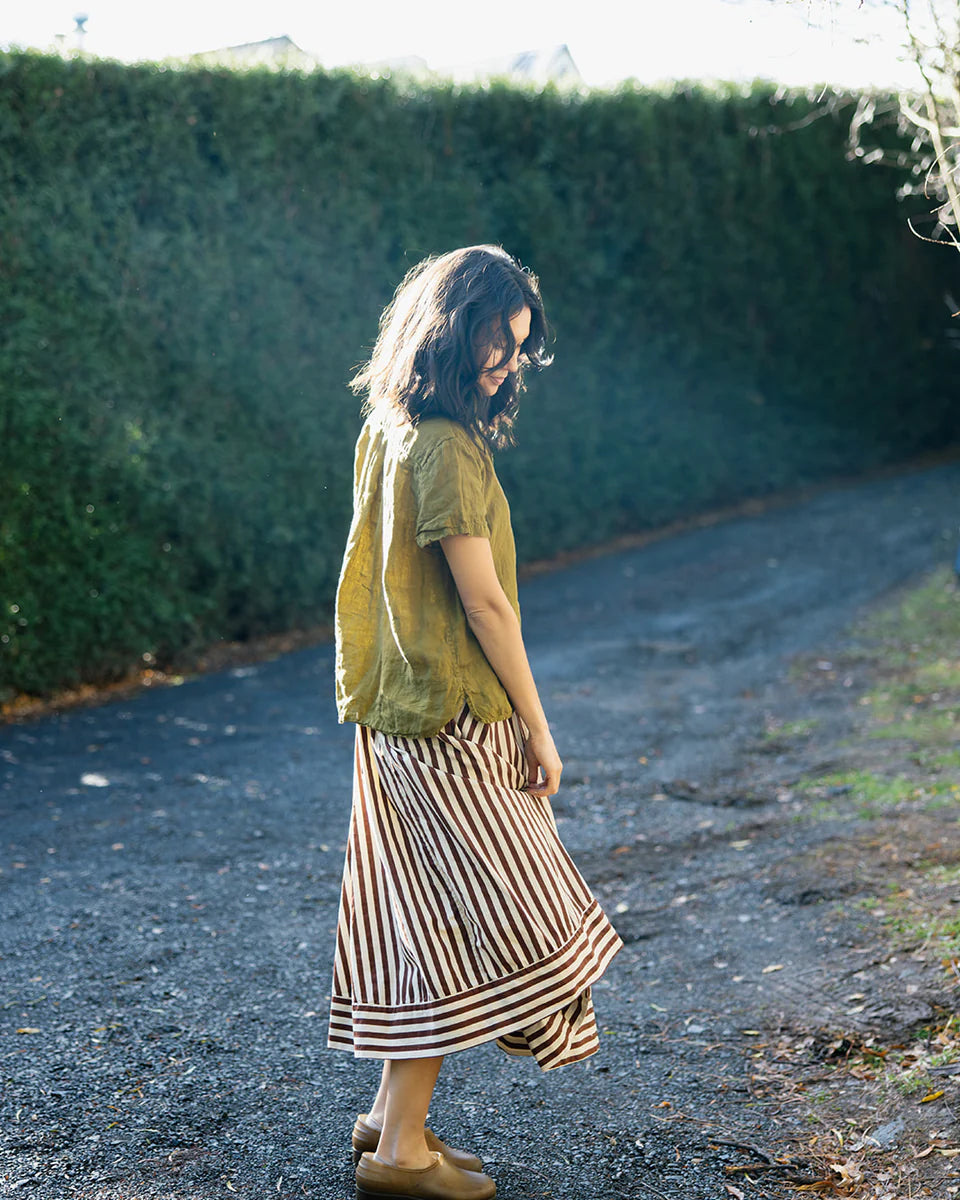 Ash Aline Skirt | Coco Stripe