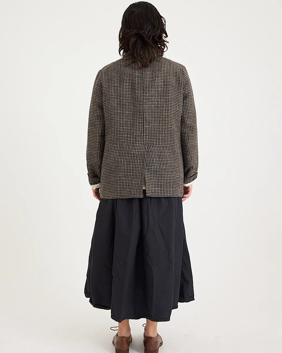 Heirloom 'Dominique' Blazer in Japanese Plaid Wool