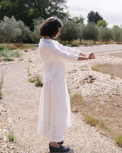The 'Harper' Skirt in Cotton Voile